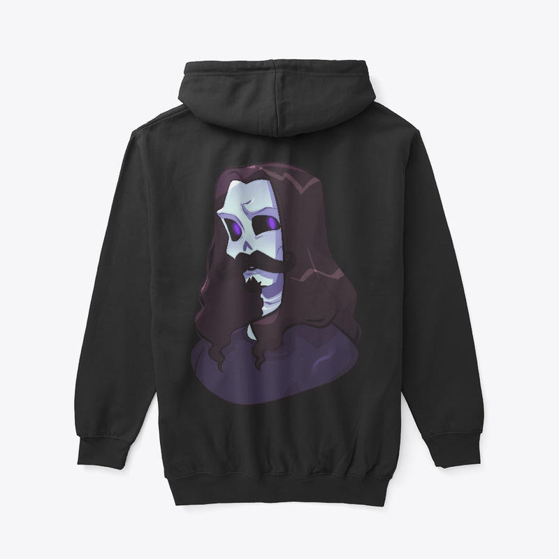 BLACK SKELETONMAN HOODIE